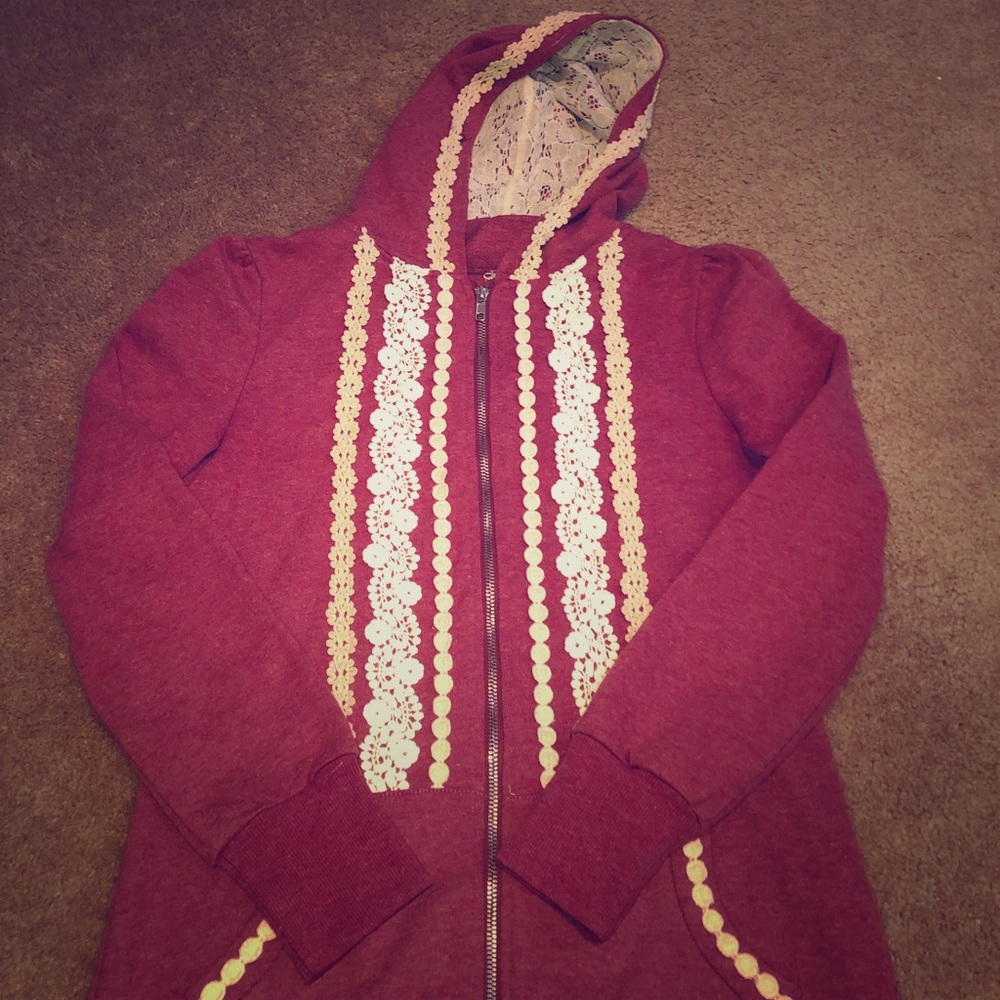 ModCloth Lace Sweatshirt